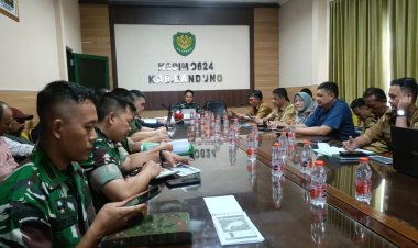 Dandim 0624/Kab. Bandung Pimpin Rakor Pembangunan Batalyon TP