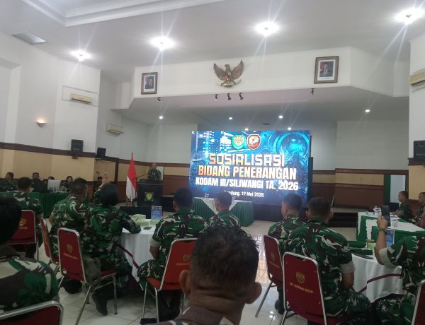 Kodam III/Slw Tingkatkan Pemahaman Anggota Lewat Sosialisasi Penerangan